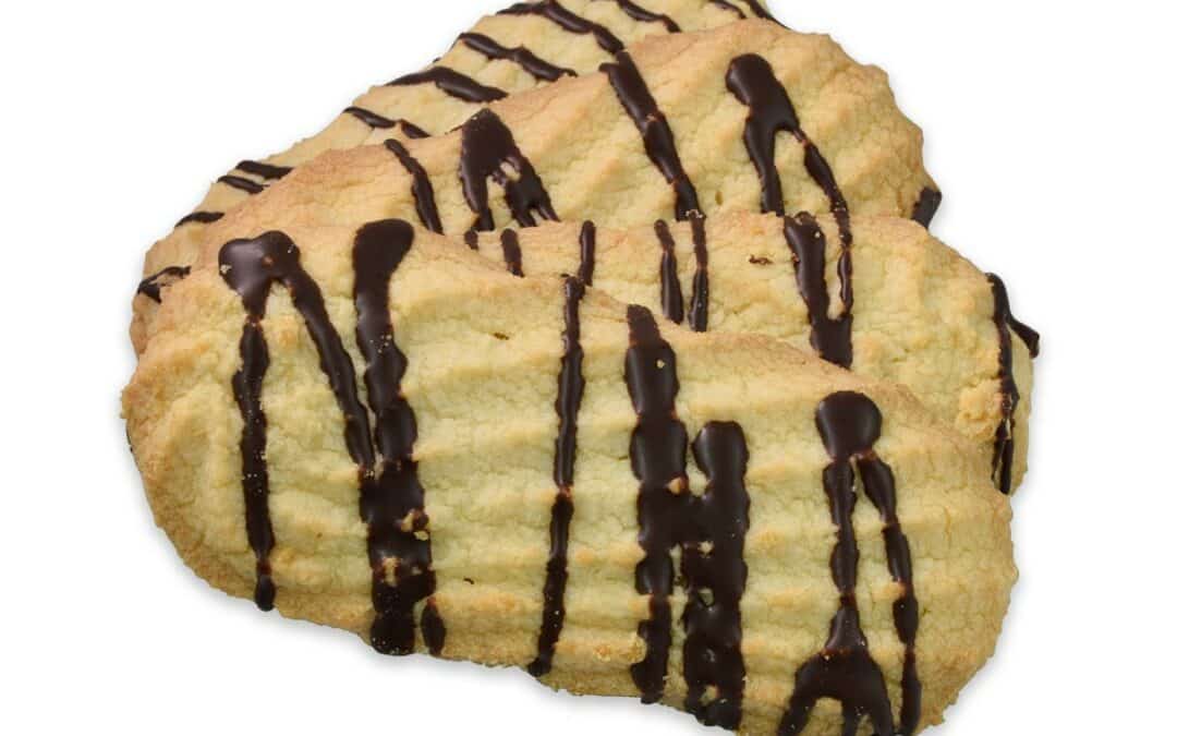 KRUCHE DEKOROWANE/shortbread with chocolate 300g.