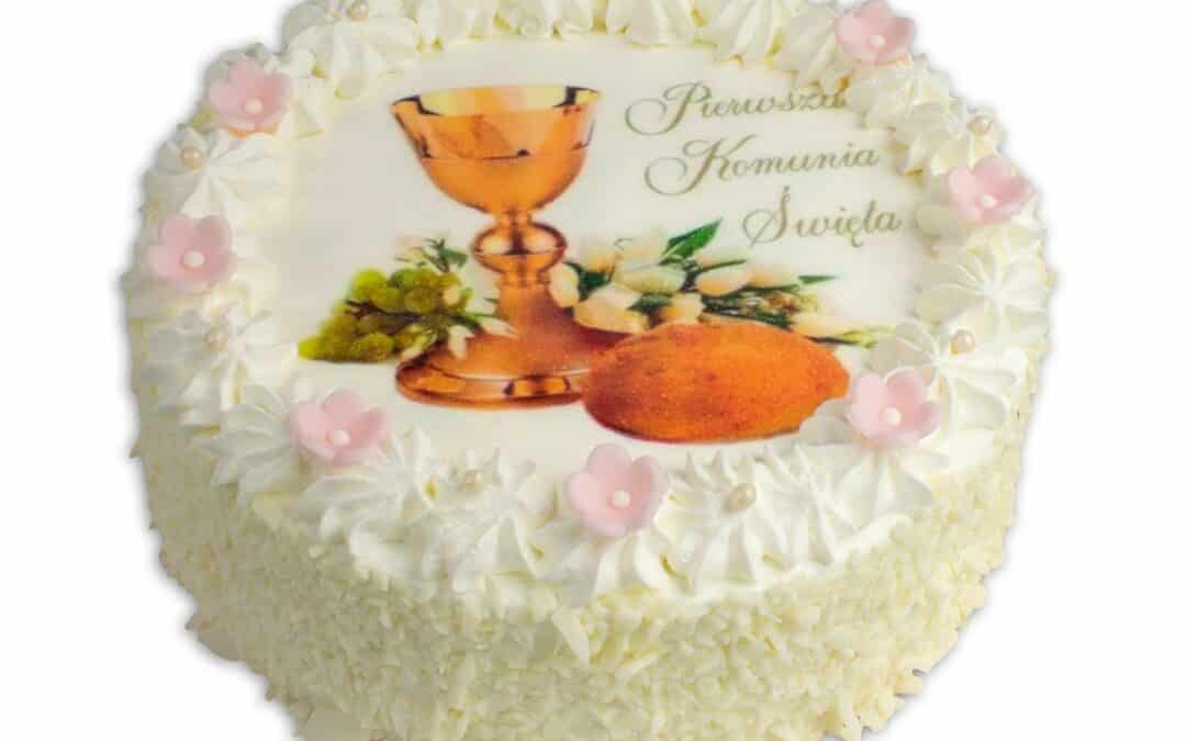 Torte no.46 rounded 1st Holy Communion