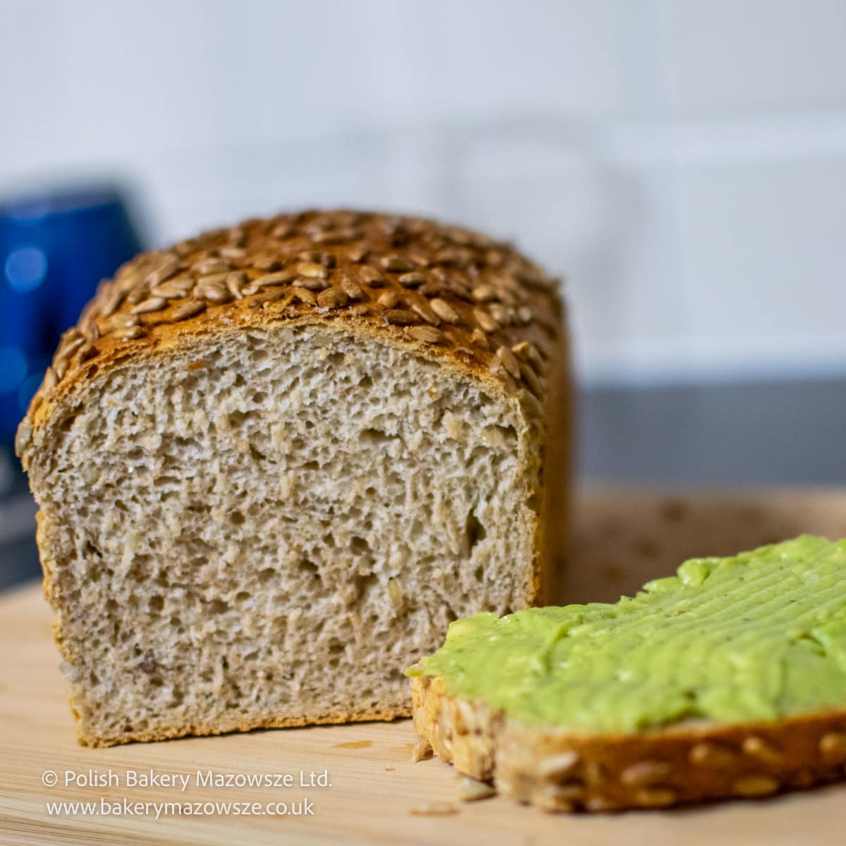 Wholemeal bread and Guacamole