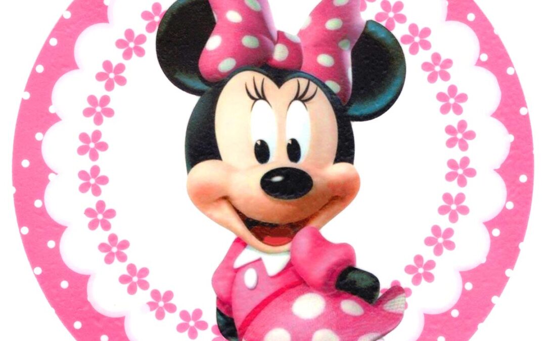 14. Opłatek – Printed cake topper Minnie Mouse