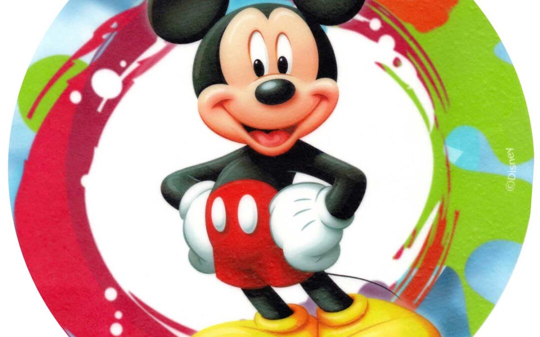 17. Opłatek – Printed cake topper Mickey Mouse